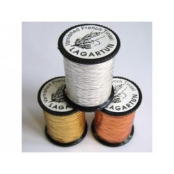 Lagartun Varnished Tinsel Flat Plisse. Spool of 5 YDS.