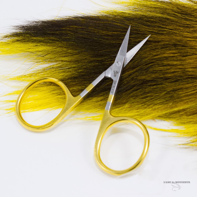 Dr. Slick - Iris Scissors 4 Gold Loops - Straight