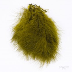 Marabou Select - Blood Quill - 6" a 7" de long - Sac de 12 plumes.