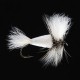 Shadows - Wulff Bomber - WHITE - White Tail - Badger Hackle