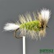 Shadows - Wulff Bomber - Olive - White tail - Golden Badger hackle.