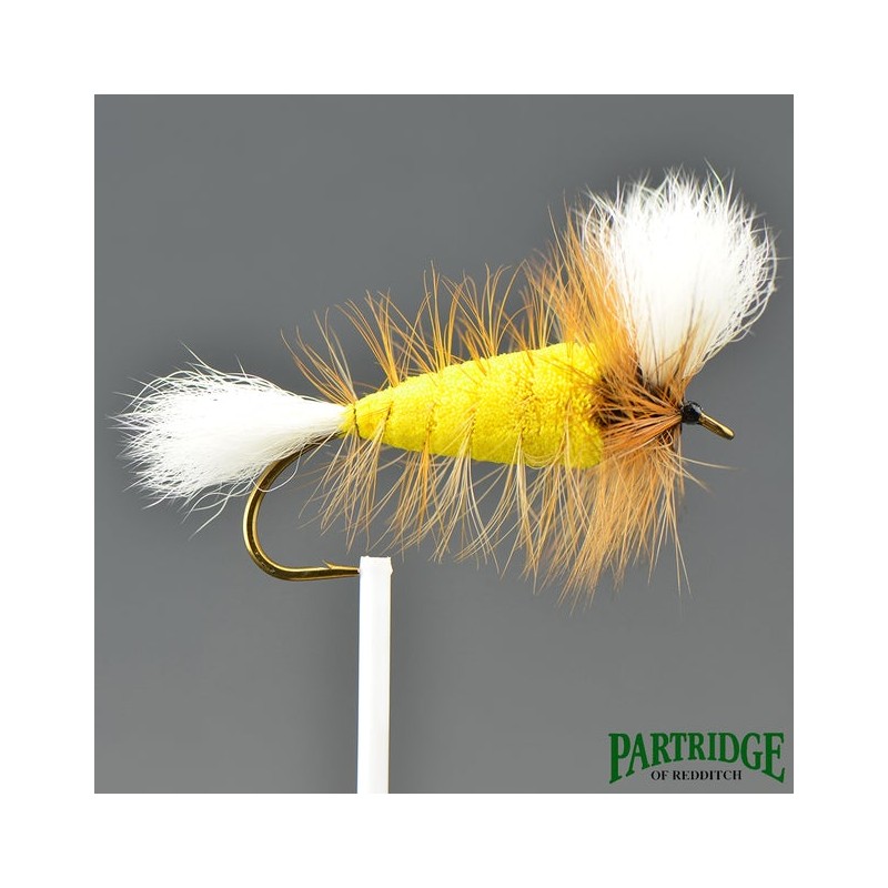 Shadows - Wulff Bomber - YELLOW - White Tail - Brown Hackle. - Bombers -  L'ami du moucheur