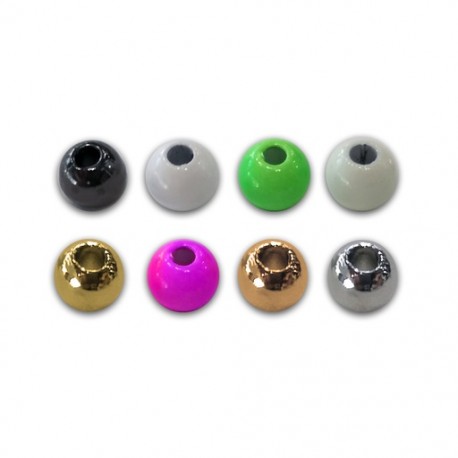 Beads Cyclop - Tungstene - Bag of 10 - Choice of 4 colors and 7 sizes.