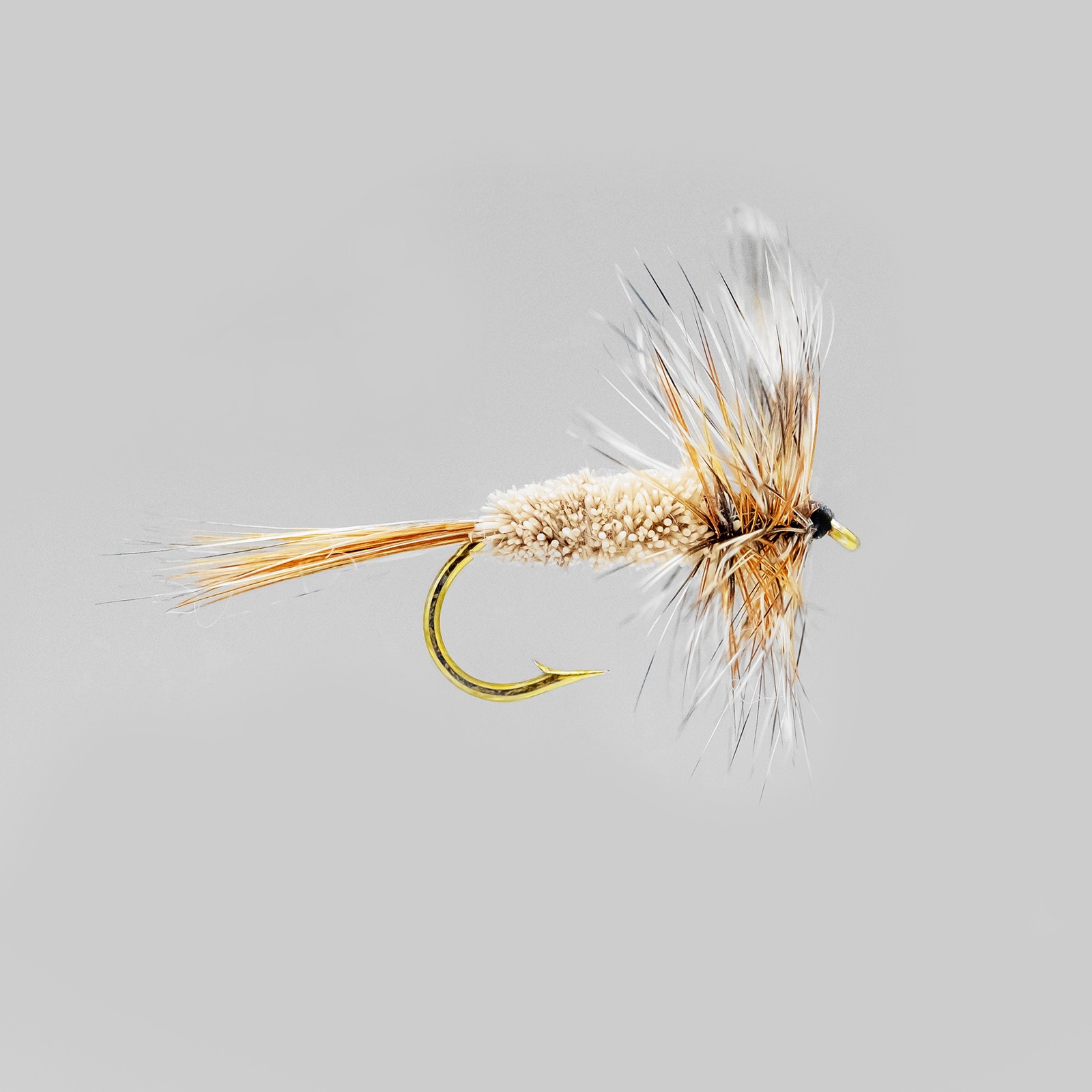 Lot De 12 Mouches à Truite Silverbrook – Fiery Brown – Montées Main – Hameçons Hayabusa