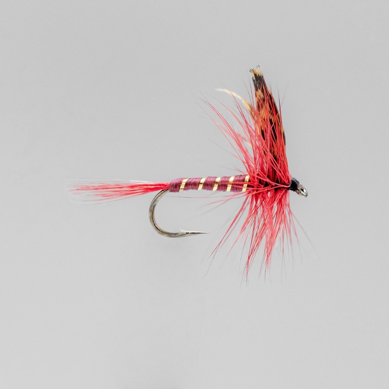 40pcs/lot Dry Fly Hooks Set Fishing Trout Salmon Dry Flies Fish