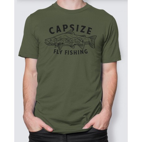 Capsize - T-Shirt Wild Salmon military Green