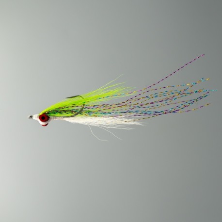 Neptune - Clouser Minnow Blanc et Chartreuse